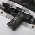 Hot Leathers JKM3006 Men’s Black and White Hooded Armored Flannel Motorcycle Shirt-Jacket w/ CE Armor Protection - Image 6