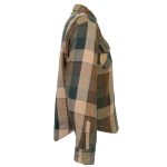 Hot Leathers JKM3007 Men’s Black and Brown Armored Flannel Motorcycle Shirt-Jacket w/ CE Armor Protection - Image 14