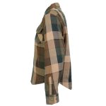 Hot Leathers JKM3007 Men’s Black and Brown Armored Flannel Motorcycle Shirt-Jacket w/ CE Armor Protection - Image 17