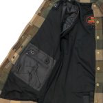 Hot Leathers JKM3007 Men’s Black and Brown Armored Flannel Motorcycle Shirt-Jacket w/ CE Armor Protection - Image 10