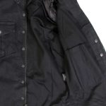 Hot Leathers JKM3009 Men’s Classic Black Denim Flannel Motorcycle Shirt-Jacket w/ CE Armor Protection - Image 15