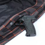 Hot Leathers JKM3010 Men’s Black/Grey/Orange Armored Flannel Motorcycle Shirt-Jacket w/ CE Armor Protection - Image 7