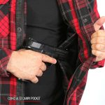 Hot Leathers JKM3201 Men’s Red and Black Aramid Fibers Reinforced Leather and Plaid Flannel Shirt - Image 4