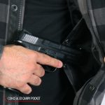 Hot Leathers JKM3203 Men’s Grey and Black Aramid Fibers Reinforced Leather and Plaid Flannel Shirt - Image 4