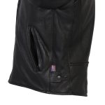 Hot Leathers JKM5001 Men’s USA Made Black Premium Leather Racer Jacket - Image 8