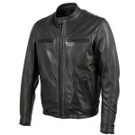 Hot Leathers JKM5001 USA Made Men’s ‘Road Racer’ Premium Leather Motorcycle Jacket - Image 7