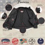 Hot Leathers JKM5001 USA Made Men’s ‘Road Racer’ Premium Leather Motorcycle Jacket - Image 4