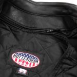 Hot Leathers JKM5003 USA Made Men’s Premium Black Leather Motorcycle Jacket with Reflective Piping - Image 4