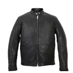 Hot Leathers JKM5006 USA Made Men’s Black Leather Motorcycle Jacket
