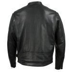 Hot Leathers JKM5006 USA Made Men’s ‘Rumble’ Black Premium Leather Motorcycle Jacket - Image 6