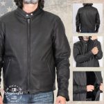 Hot Leathers JKM5006 USA Made Men’s ‘Rumble’ Black Premium Leather Motorcycle Jacket - Image 5