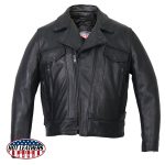 Hot Leathers JKM5008 Men’s USA Made Black Premium Leather Vented Motorcycle Jacket - Image 11