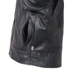 Hot Leathers JKM5008 Men’s USA Made Black Premium Leather Vented Motorcycle Jacket - Image 8
