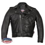 Hot Leathers JKM5009 USA Made Men’s Black Premium Leather Vented Motorcycle Jacket - Image 10