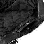 Hot Leathers JKM5009 USA Made Men’s Black Premium Leather Vented Motorcycle Jacket - Image 7