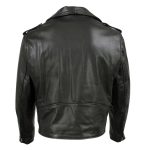 Hot Leathers JKM5009 USA Made Men’s ‘The Dean’ Black Premium Leather Throwback Motorcycle Jacket - Image 7