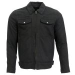 Hot Leathers JKM6001 Men’s Black Denim Armored Shirt Jacket - Image 10