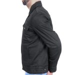 Hot Leathers JKM6001 Men’s Black Denim Armored Shirt Jacket - Image 3