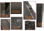 Just Leather JSM3511 Men’s Black Collarless Dual Snap and Zipper Front Club Vest - Image 4