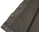 Just Leather JSM3511 Men’s Black Collarless Dual Snap and Zipper Front Club Vest - Image 8
