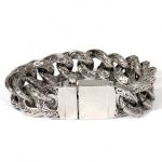 Hot Leathers JWB6204 Ornate Chain Large Links Bracelet - Image 2