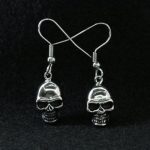 Hot Leathers JWE1102 Stainless Steel Skull Earrings