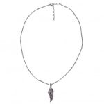 Hot Leathers JWN1001 One Side Angel Wing Necklace - Image 2