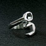 Hot Leathers JWR2101 Men’s Wrench Stainless Steel Ring - Image 3