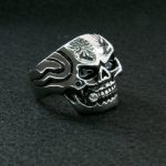Hot Leathers JWR2102 Men’s Skull Cigar Stainless Steel Ring - Image 3