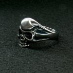 Hot Leathers JWR2103 Men’s Punisher Skull Stainless Steel Ring