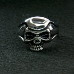 Hot Leathers JWR2103 Men’s Punisher Skull Stainless Steel Ring - Image 2