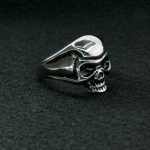 Hot Leathers JWR2103 Men’s Punisher Skull Stainless Steel Ring - Image 3