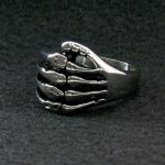 Hot Leathers JWR2109 Men’s Skeleton Hand Ring