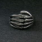 Hot Leathers JWR2109 Men’s Skeleton Hand Ring - Image 2