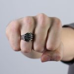 Hot Leathers JWR2109 Men’s Skeleton Hand Ring - Image 3