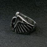 Hot Leathers JWR2113 Men’s Wing Wheel Stainless Steel Ring - Image 3