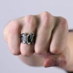 Hot Leathers JWR2113 Men’s Wing Wheel Stainless Steel Ring - Image 4