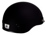 Klutch K-3 ‘Cruise’ Flat Black Half Face Motorcycle Helmet with Snap On Visor - Image 8