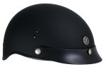 Klutch K-3 ‘Cruise’ Flat Black Half Face Motorcycle Helmet with Snap On Visor - Image 10