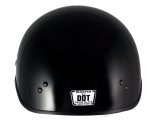 Klutch K-3 ‘Cruise’ Gloss Black Half Face Motorcycle Helmet with Snap On Visor - Image 7