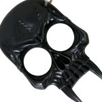 Hot Leathers KCC2002 Black Skull Key Chain - Image 2