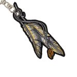 Hot Leathers KCH1051 Feather Embroidered Keychain - Image 2