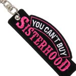 Hot Leathers KCH1073 Key Chain Patch You Cant Buy Sisterhood - Image 2