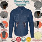 Milwaukee Leather MPM1626 Men’s Plaid Flannel Biker Shirt with CE Approved Armor – Reinforced w/ Aramid Fiber - Image 2