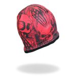 Hot Leathers Over The Top Skull Beanie KHC1016 - Image 5