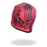 Hot Leathers Over The Top Skull Beanie KHC1016 - Image 7