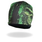 Hot Leathers KHC1028 Sublimated Shredder Skull Beanie - Image 2