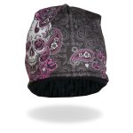 Hot Leathers KHC1030 Sublimated Sugar Paisley 2 Beanie - Image 2