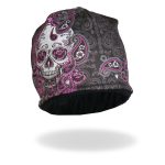 Hot Leathers KHC1030 Sublimated Sugar Paisley 2 Beanie - Image 4
