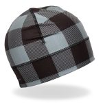 Hot Leathers Grey Plaid Helmet Liner KHC4006 - Image 4